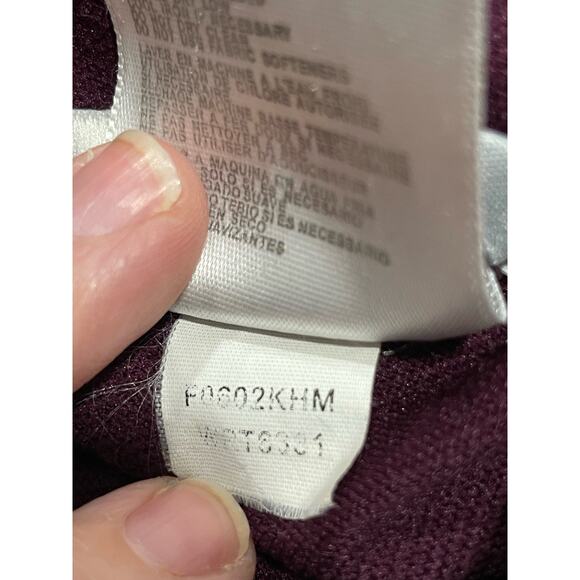 New Balance Women's Size Medium Performance Pullover Hoodie Maroon Magenta - Picture 8 of 9